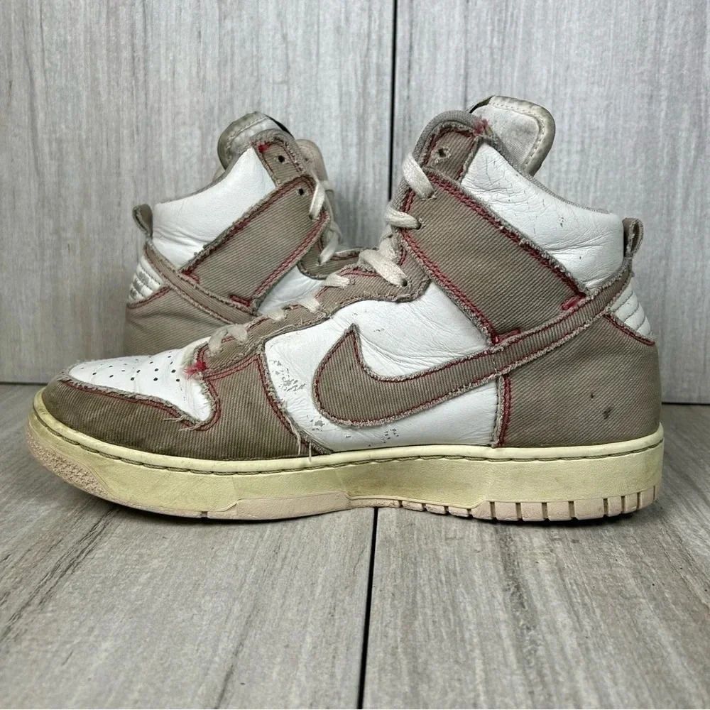 Nike Dunk High 1985 Barely Rose Denim Casual Shoe Sneaker Mens Size 8 Womens 9.5 - Picture 2 of 11